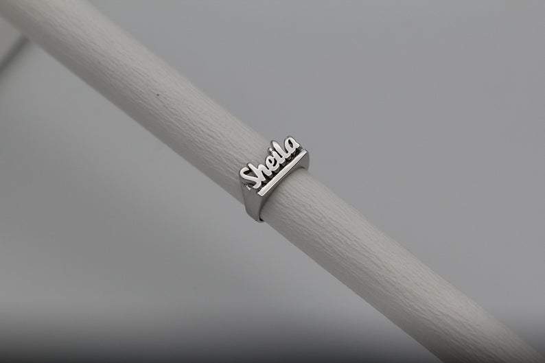 Baebie Custom Name Ring