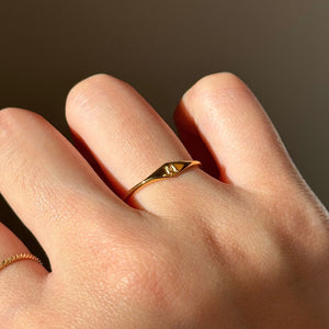 Initial Signet Ring