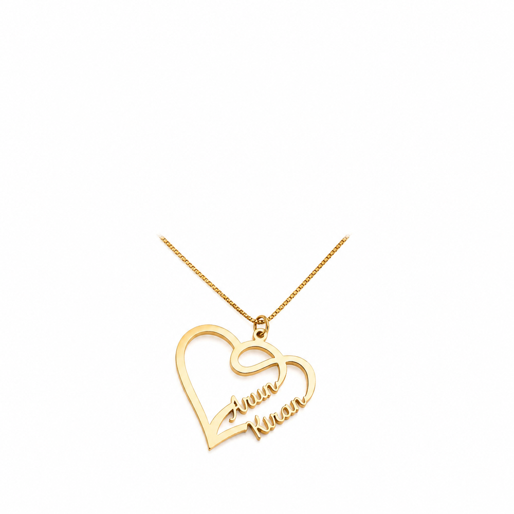 Special Love Style Couple Name Necklace