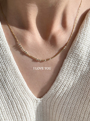 Morsecode Necklace