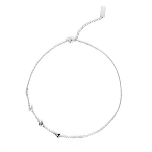 Sideway Initial Necklace
