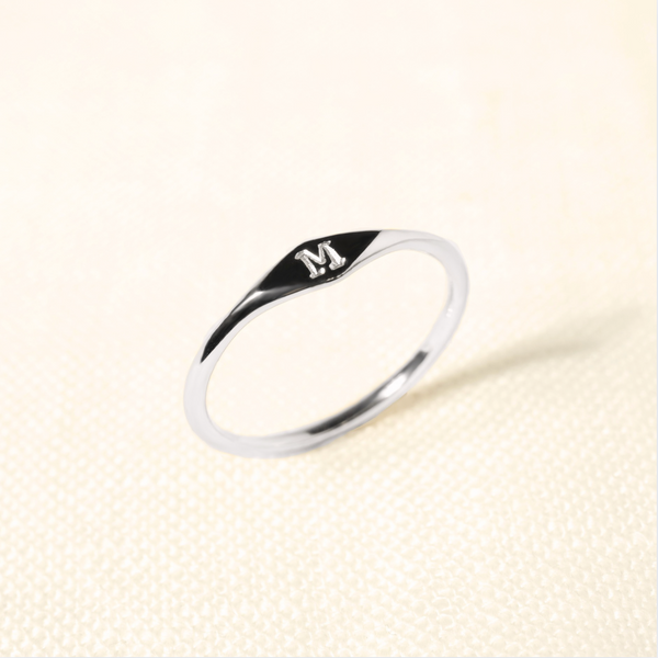 Initial Signet Ring