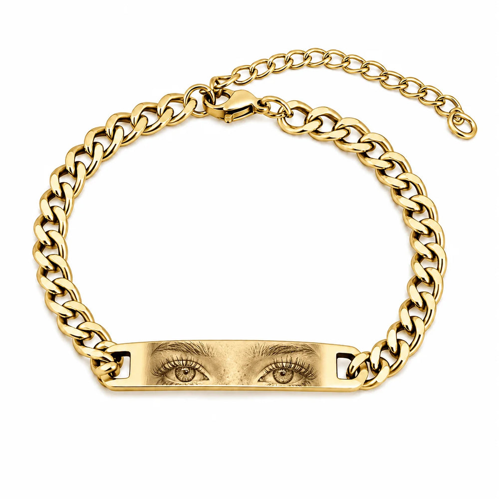 Personalized Eye Photo Bracelet