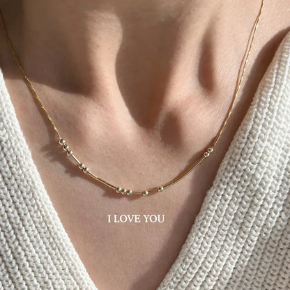 Morsecode Necklace
