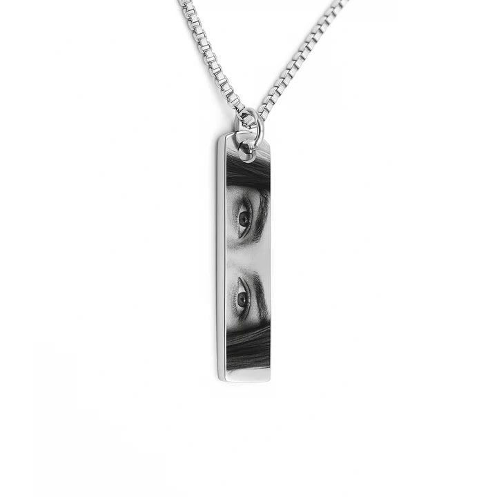Personalized Eye Photo Necklace