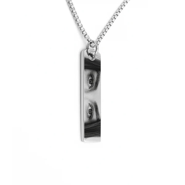 Personalized Eye Photo Necklace