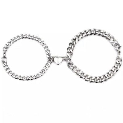 Antique Accessories Magnetic Heart Link Bracelets