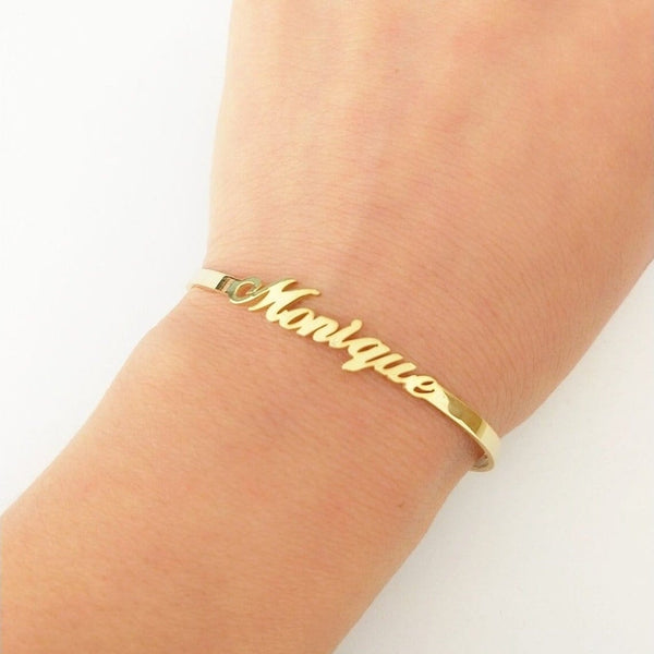 Antique Accessories PERSONALIZED SINGLE NAME BANGLE