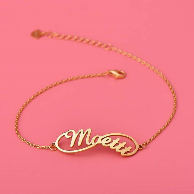 AntiqueAccesories Infinity Personalized Name Bracelets