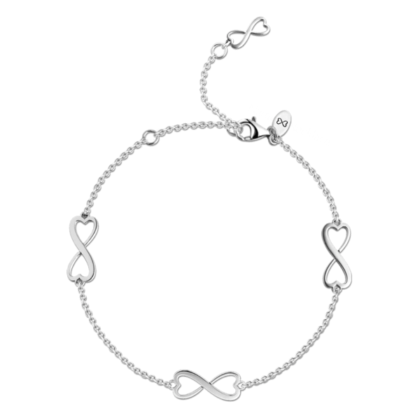 AntiqueAccesories silver Love Bracelet Sterling