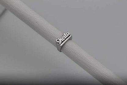Baebie Custom Name Ring
