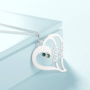 Baebie Personalized Couple Name Necklace
