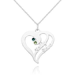 Baebie Personalized Couple Name Necklace